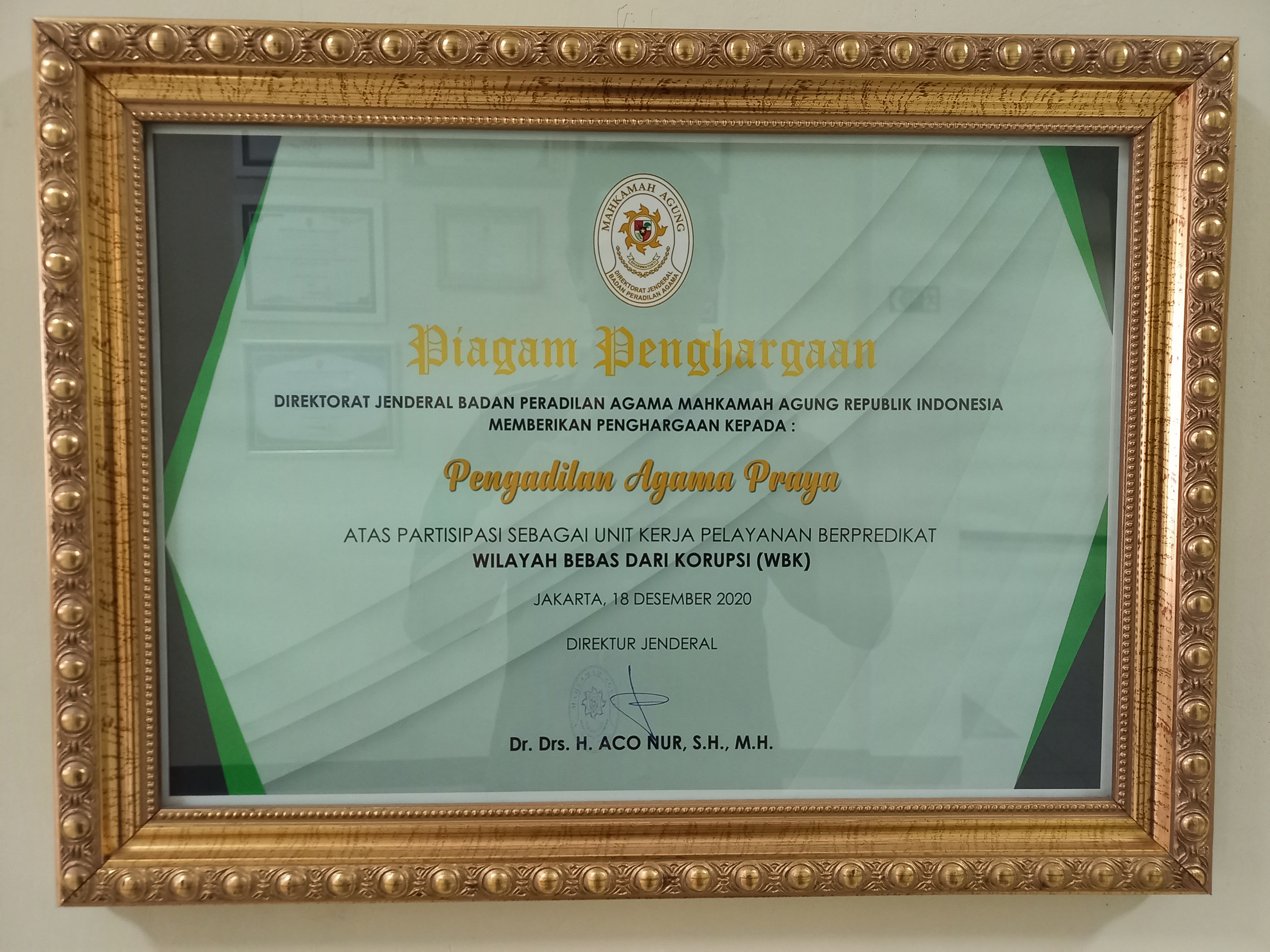 sertifikat pa praya